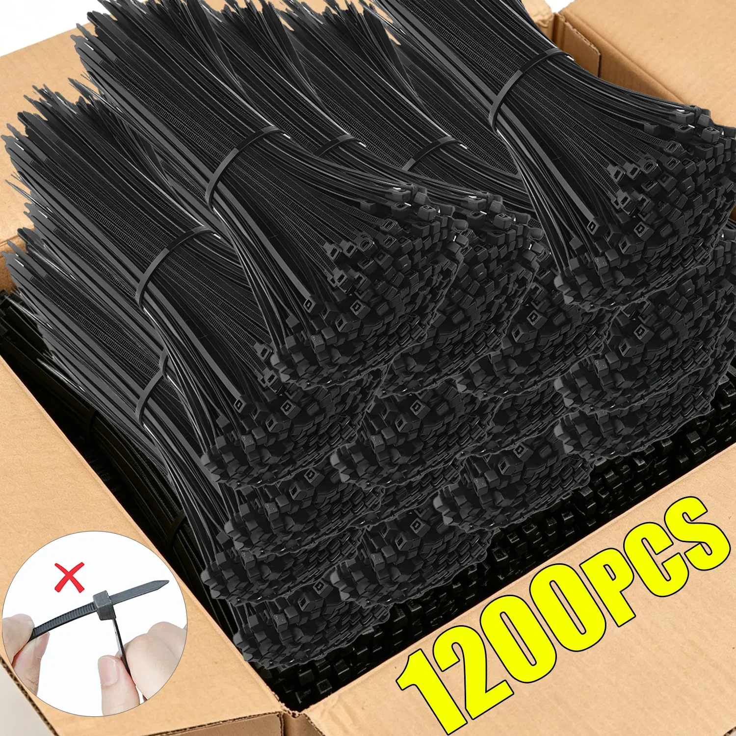 Gear Tie Reusable - Wiederverwendbare Nylon-Kabelbinder, Selbstverriegelnde Kabelbinder, Verstellbare Kabelbefestigungsschlaufen