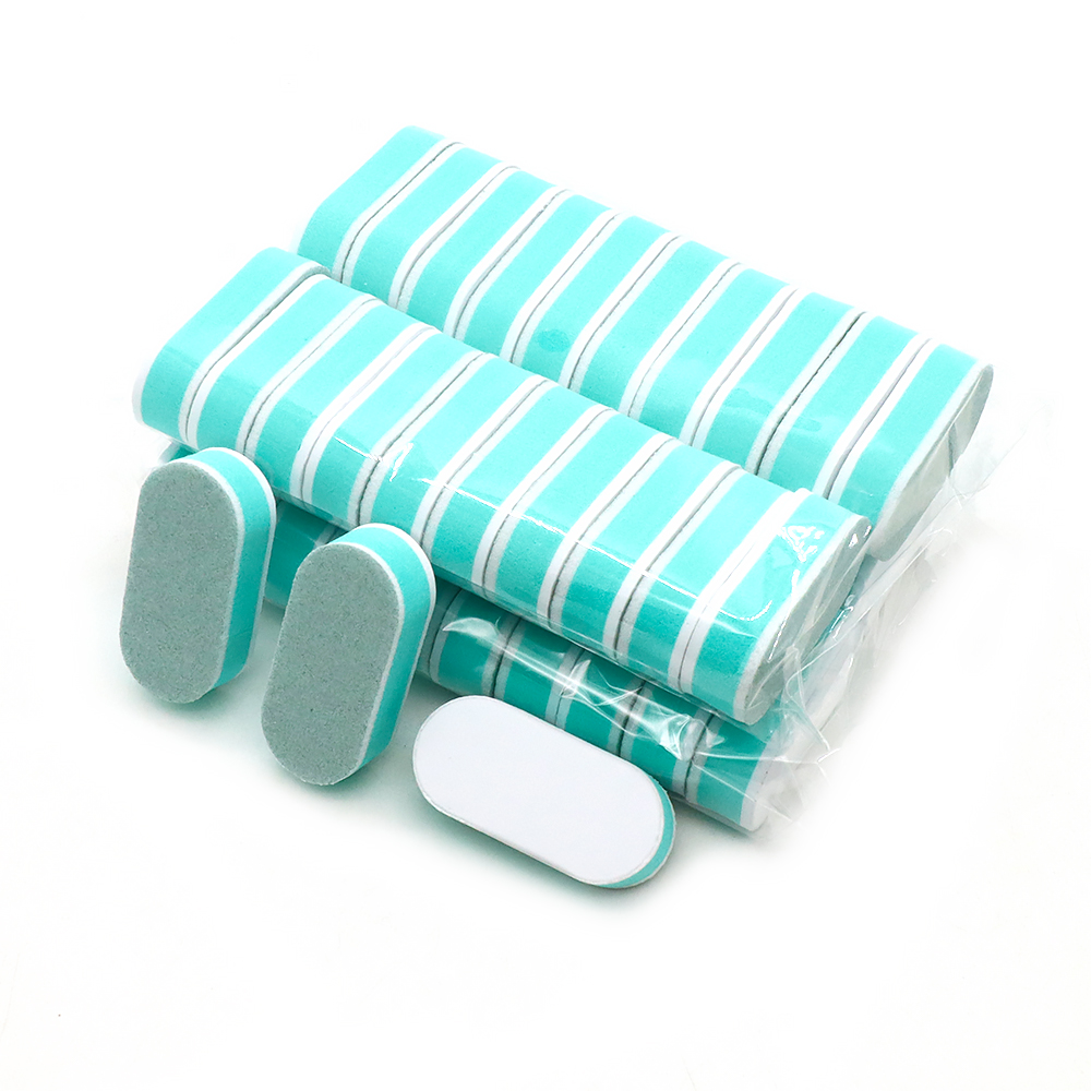 Nail File Titanium - 10/60/120 stücke Mini Nagel Puffer Datei