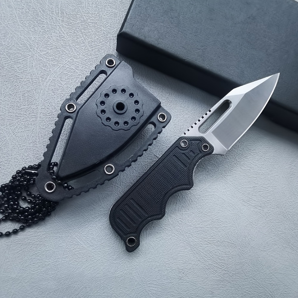 Edc Carry Fixed Blade - EDC Alltagsmesser mit feststehender Klinge, schwarzem