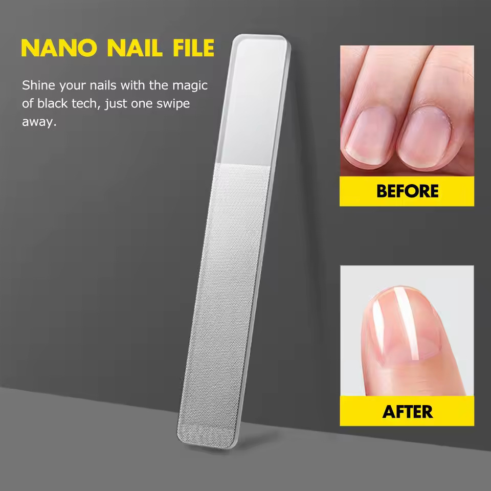 1/8 Stück Glas-Nagelglätter, U – Nail File Titanium Bewertung und Preis