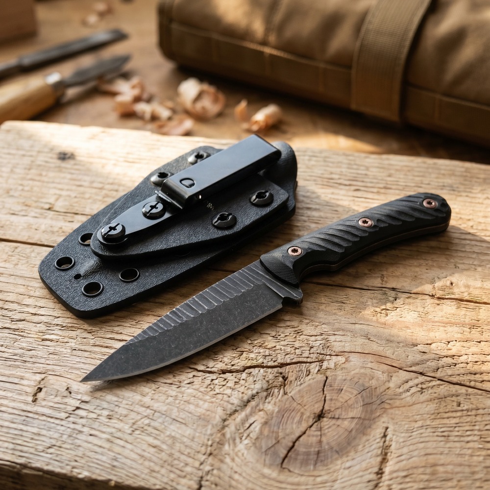 Full-Tang Bushcraft-Messer mit – Edc Carry Fixed Blade Bewertung und Preis