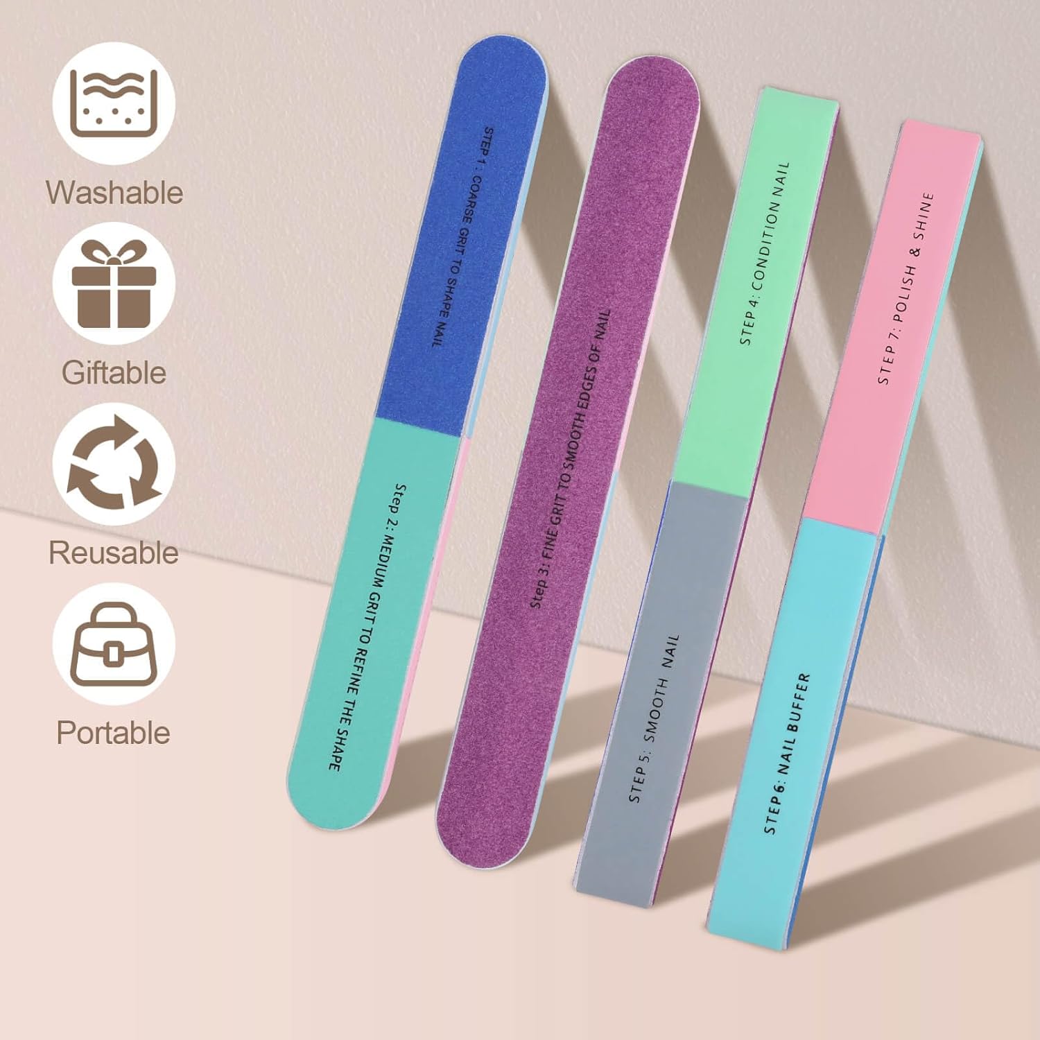 1/5 Stück Nagelfeile Siebensse – Nail File Titanium Bewertung und Preis