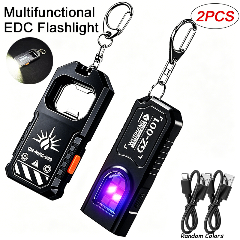 2 Stück tragbare LED-COB-Schlü – Keychain Flashlight Bewertung und Preis