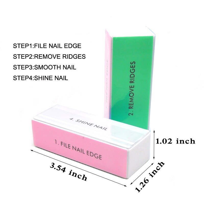 5 stücke Bunte Polieren Block  – Nail File Titanium Bewertung und Preis
