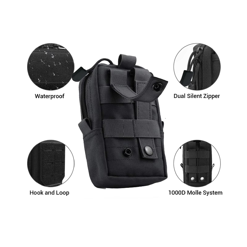 Taktische Molle-Tasche, Hüftta – Edc Carry Pouch Bewertung und Preis