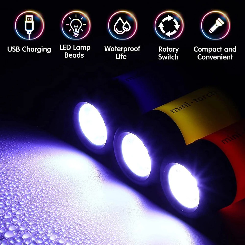 USB wiederaufladbare Mini-Tasc – Keychain Flashlight Bewertung und Preis