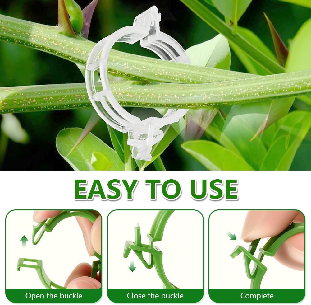 100 Stück Pflanzenstützclips,  – Gear Tie Reusable Bewertung und Preis