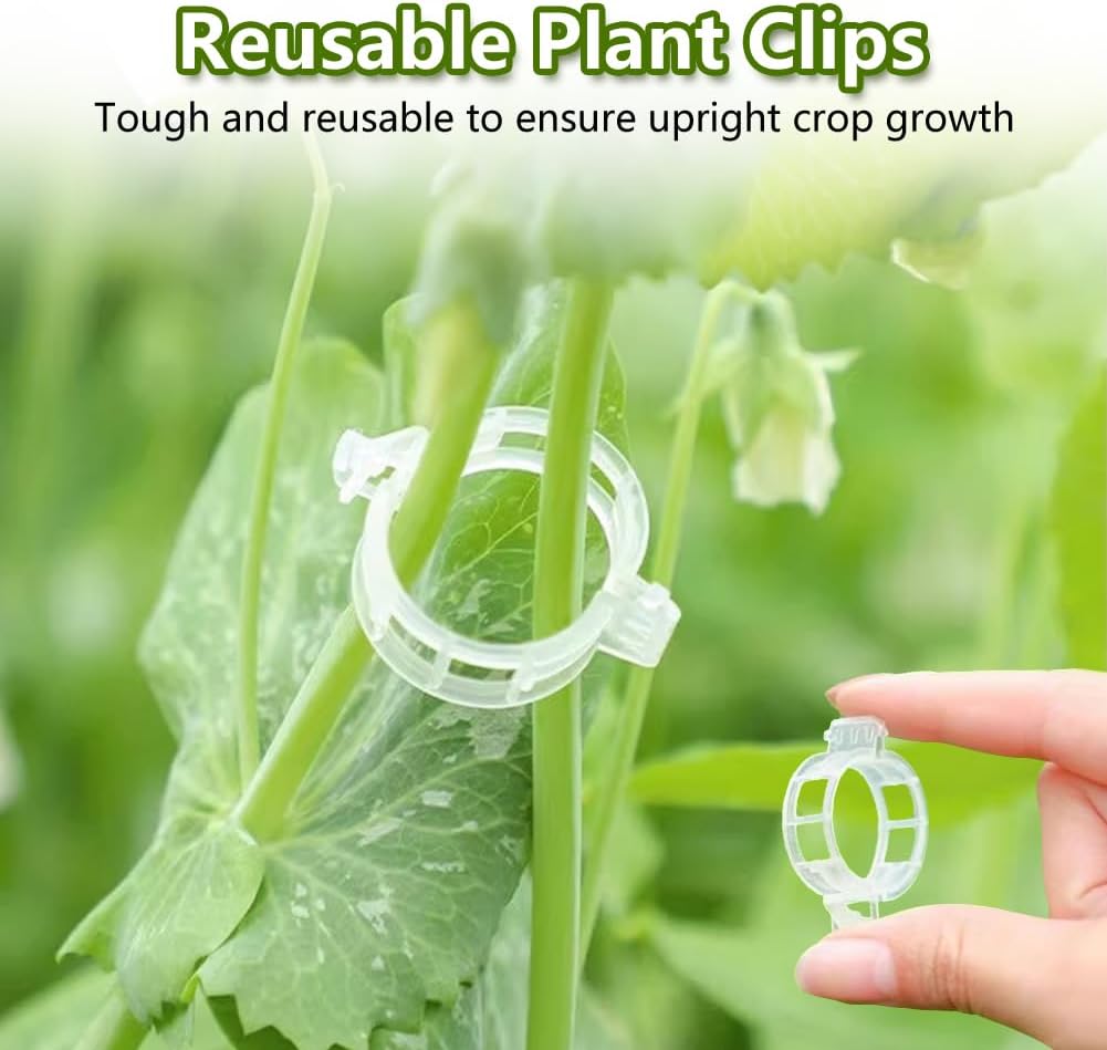 100 Stück Pflanzenstützclips,  – Gear Tie Reusable Bewertung und Preis