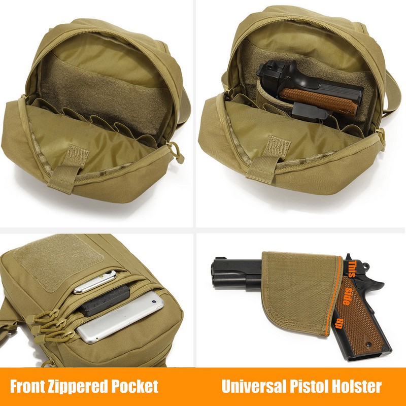 Neue taktische Brusttasche Pis – Edc Concealed Carry Backpack Bewertung und Preis