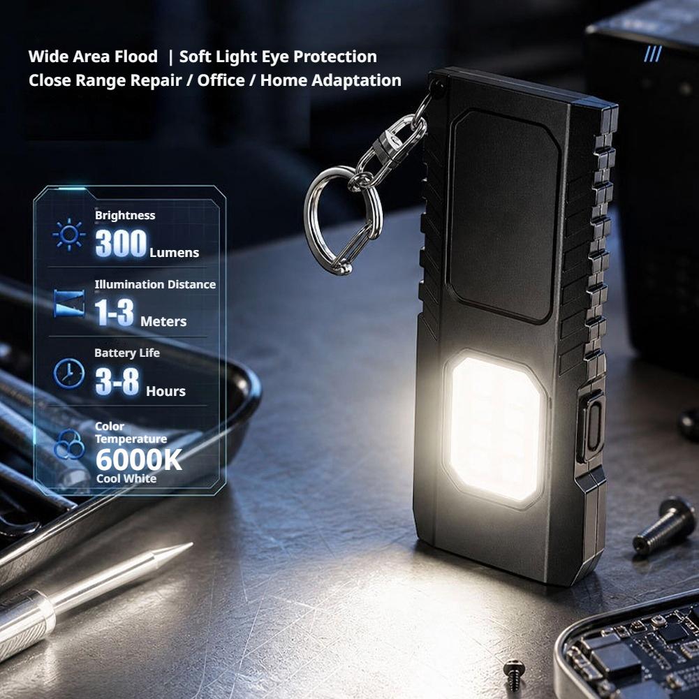 Multifunktionale USB-Aufladbar – Keychain Flashlight Bewertung und Preis