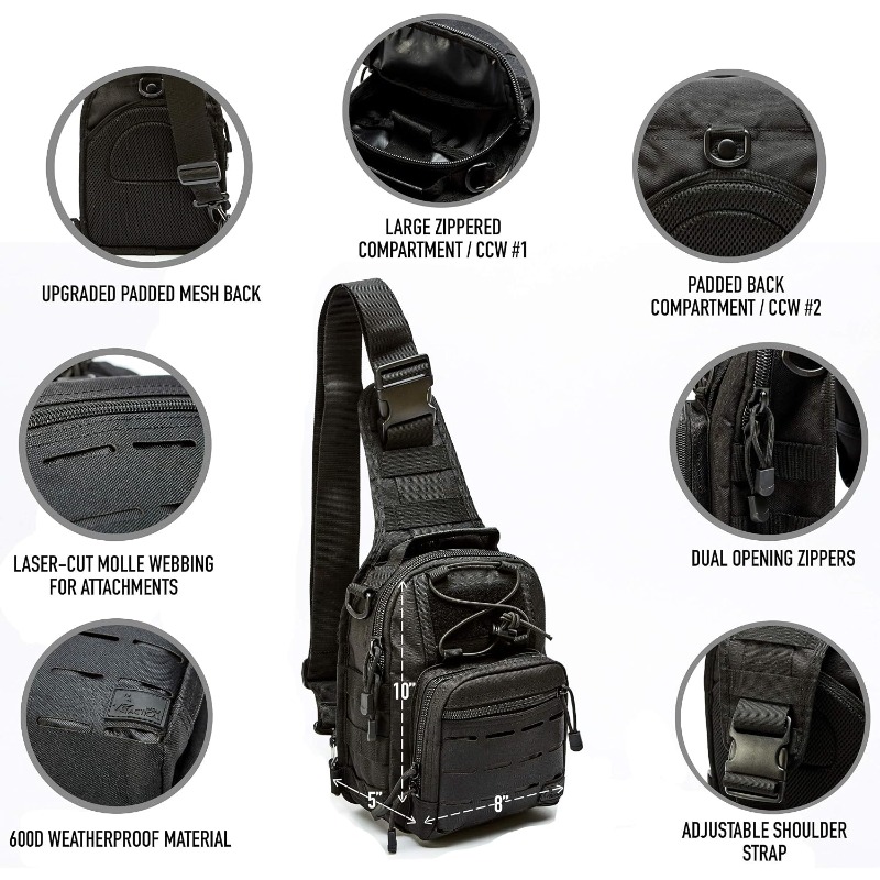 Taktische Kompakte Verdeckte T – Edc Concealed Carry Backpack Bewertung und Preis