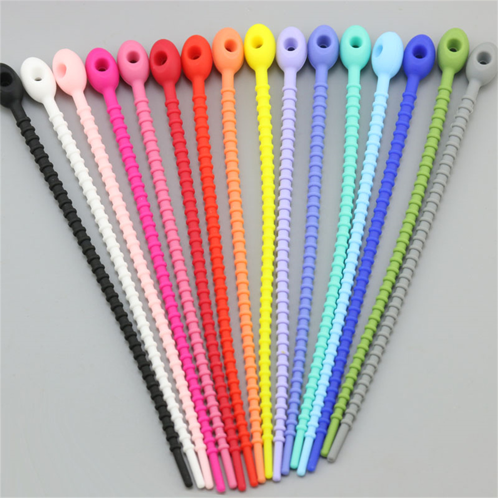 10 Stück/Set Mehrfarbige Silik – Gear Tie Reusable Bewertung und Preis