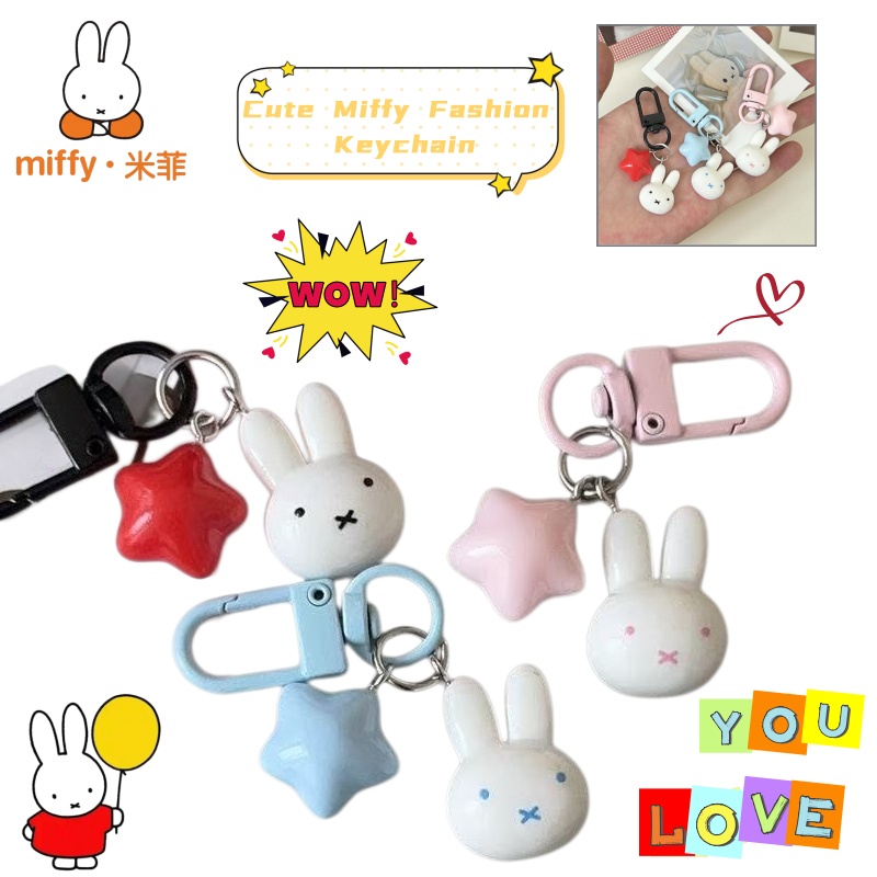 Kawaii Miffy Schlüsselanhänger – Carabiner Keychain Bewertung und Preis