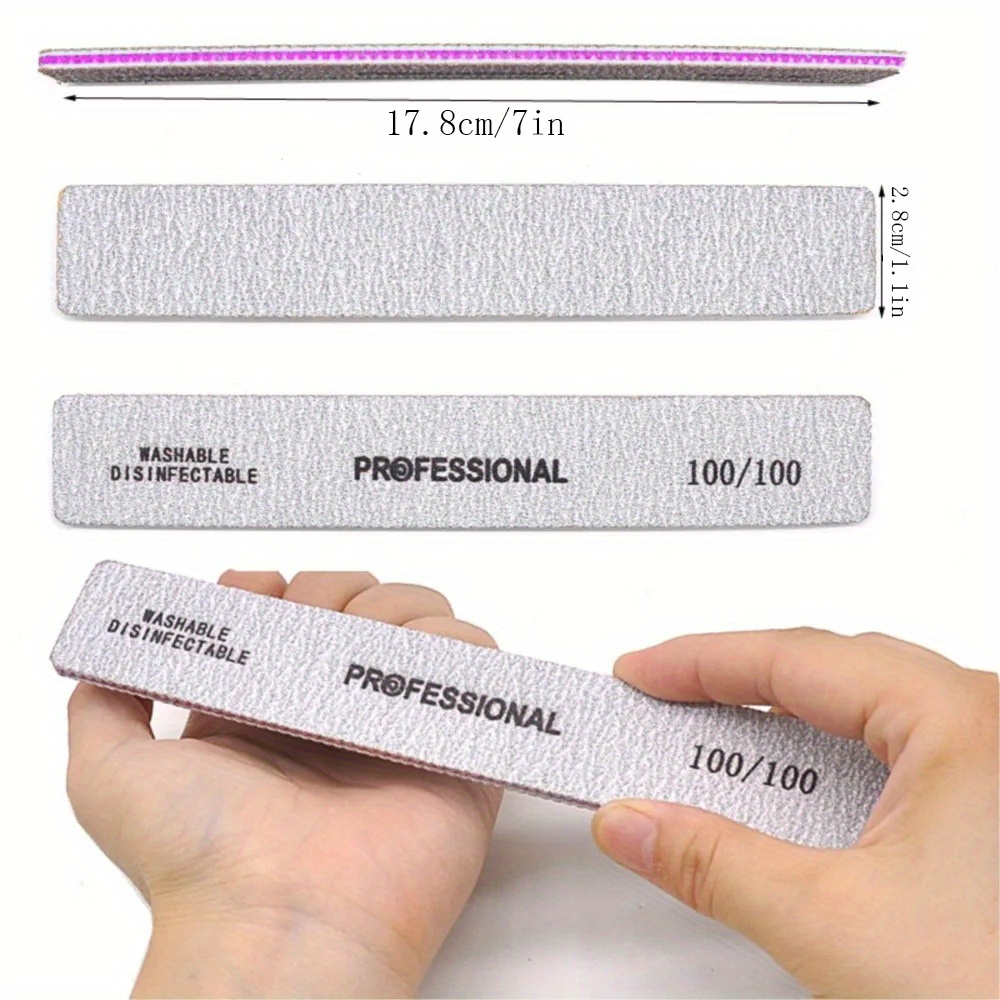 Gerade Nagelfeile 80/100/180/2 – Nail File Titanium Bewertung und Preis